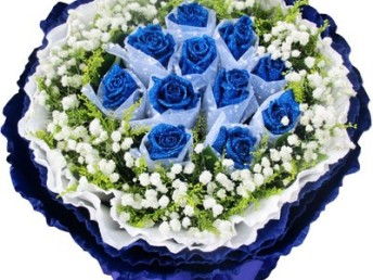 愈愛愈好 精品藍色妖姬情人節專屬鮮花預訂